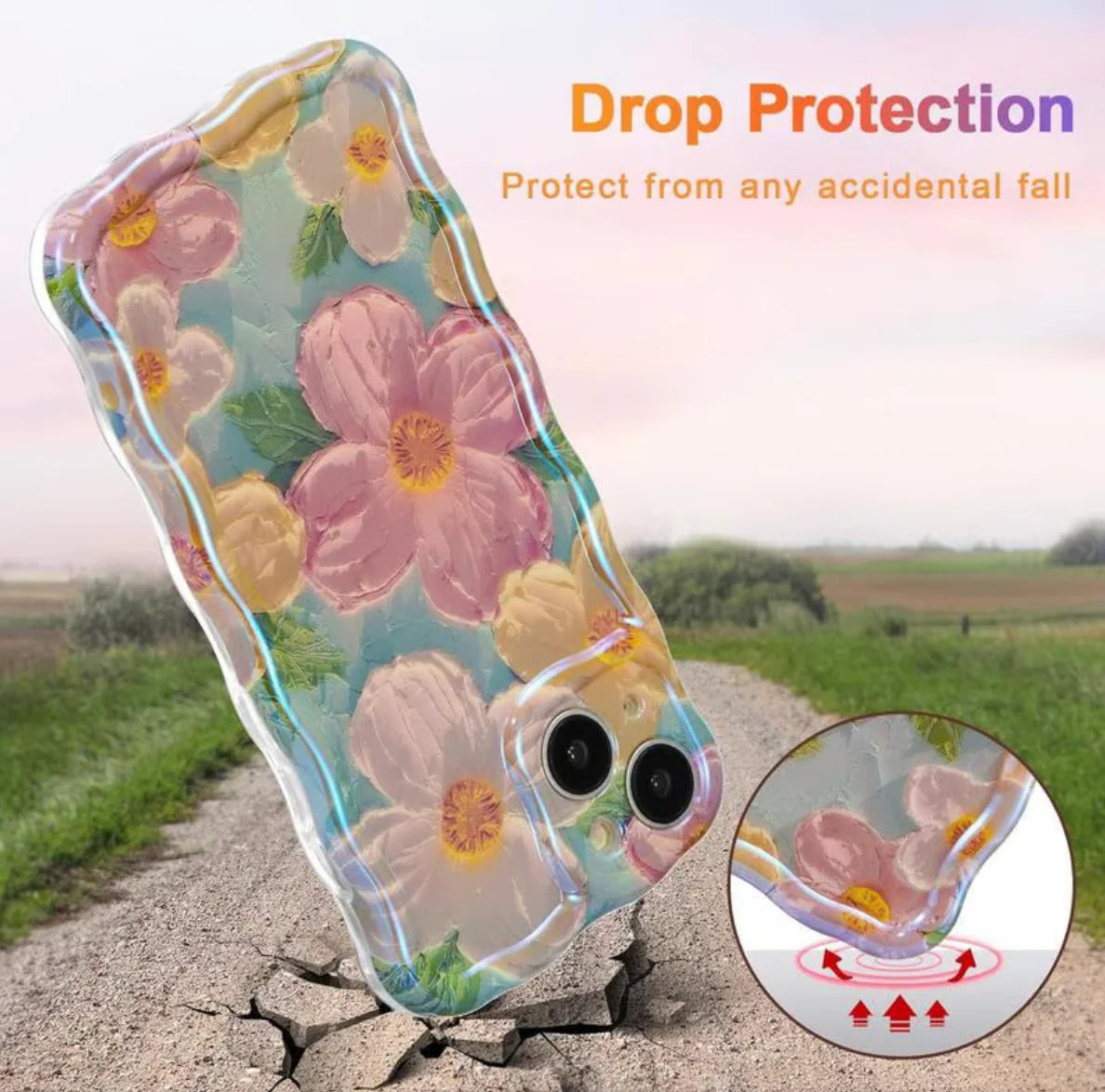🌷Vibrant iPhone Case Inspired by Vintage Oil Painting Aesthetics🌷