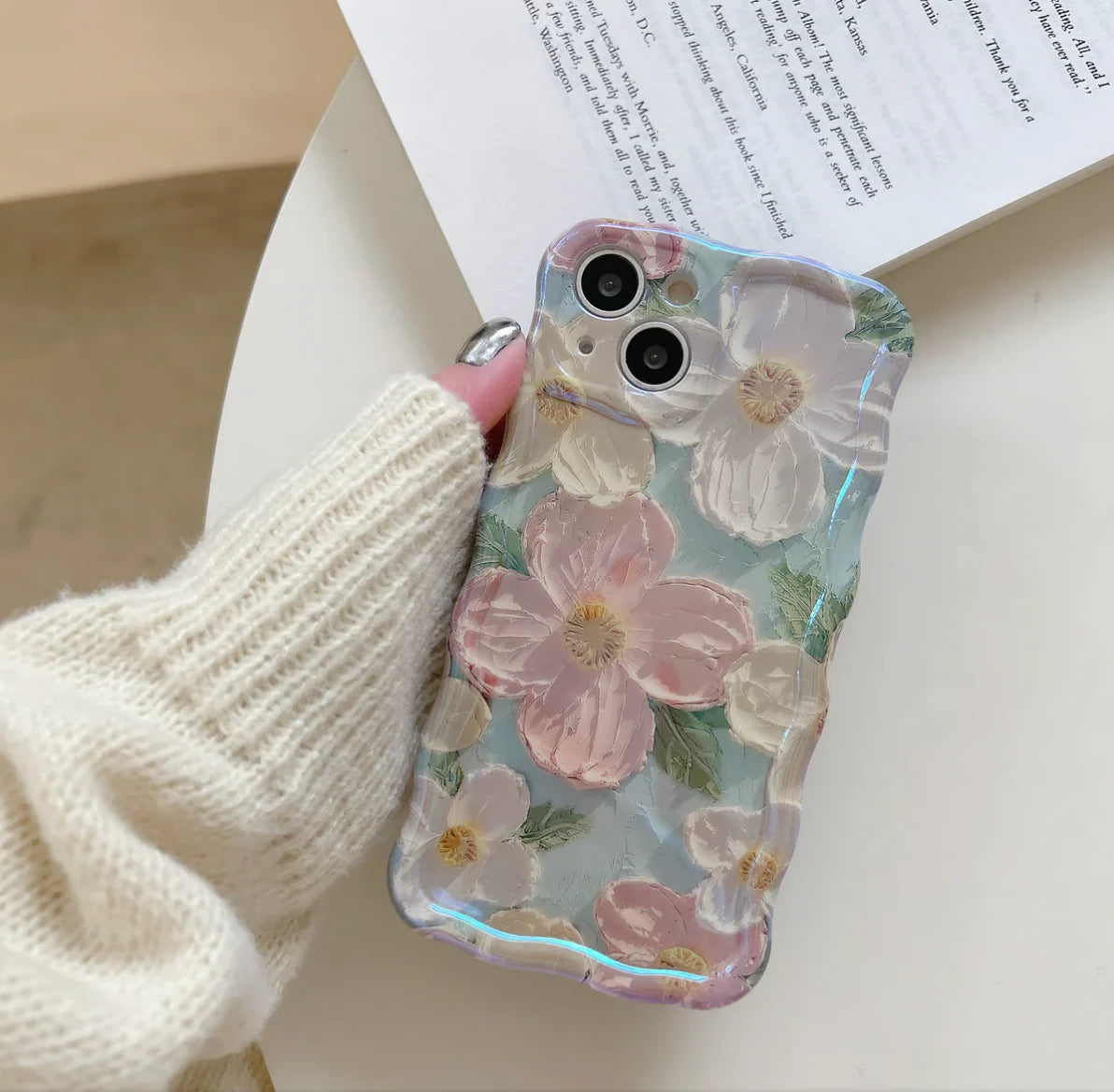 🌷Vibrant iPhone Case Inspired by Vintage Oil Painting Aesthetics🌷